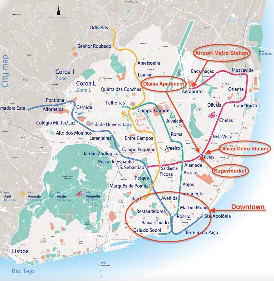 奥莱亚斯舒适公寓 Lisboa 外观 照片